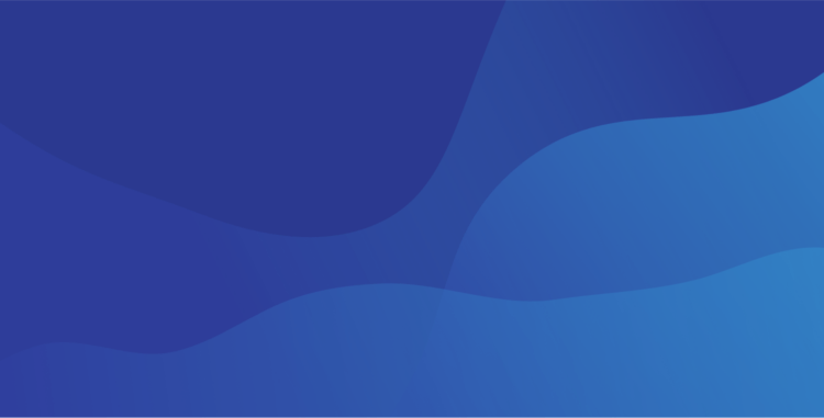 A blue background with various tones of blue in the shapes of waves.